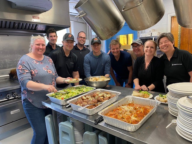 NOVA employees helped serve over 500 meals